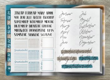Digitales Bullet Journal neue Sticker